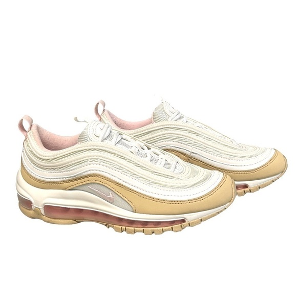 Nike Air Max 97 EUC Summit White/Foam/Sesame Girls Size-4